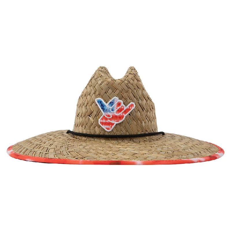 Institution USA Lightweight Adjustable Drawstring Straw Hat