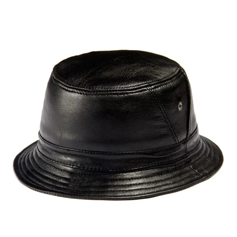 Ricard Genuine Leather Bucket Hat