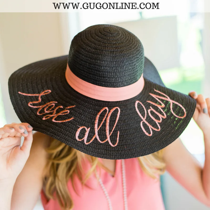 Rose All Day Floppy Straw Hat