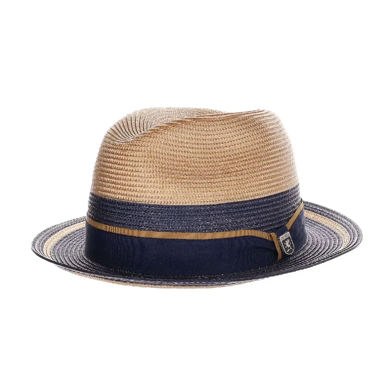 Stacy Adams Rodano Poly Braid Pinch Front Fedora