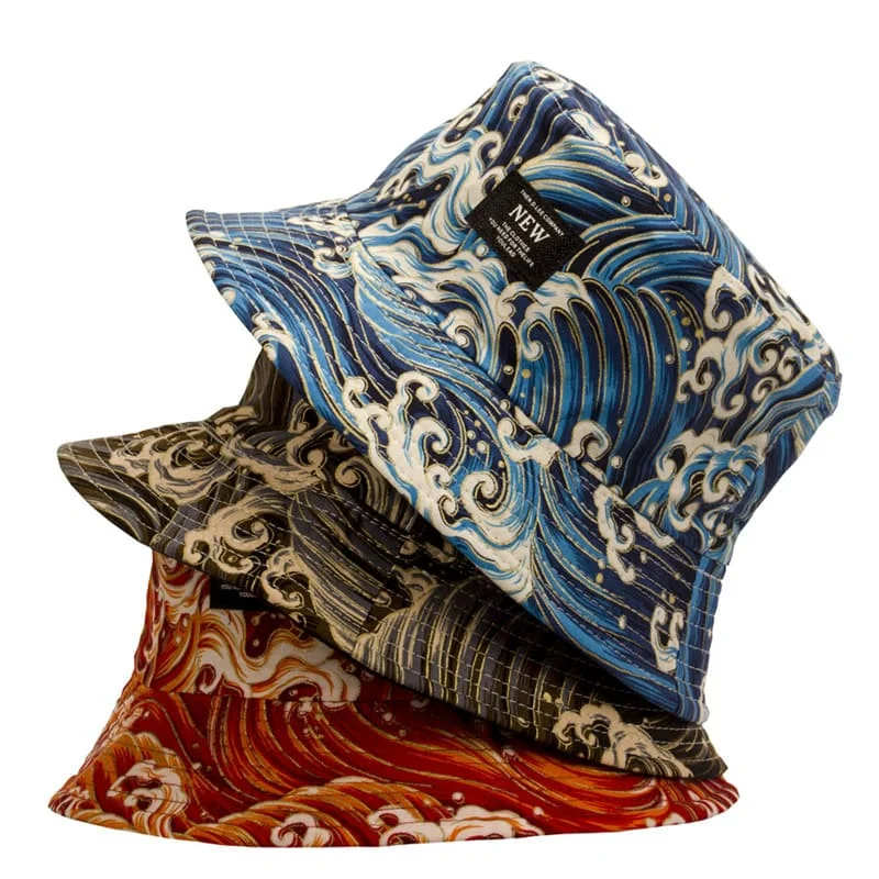 TDL Sea Waves Bucket Hat