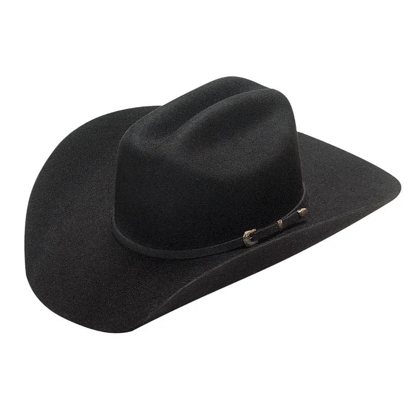 Twister Men's Felt Black Cowboy Hat